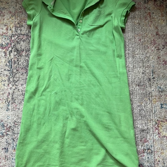 Lands End Mesh Cotton Short Sleeved Dress - Tennis Dress - Picture 2 of 6